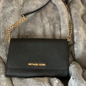 Michael Kors Black Cross Body Bag